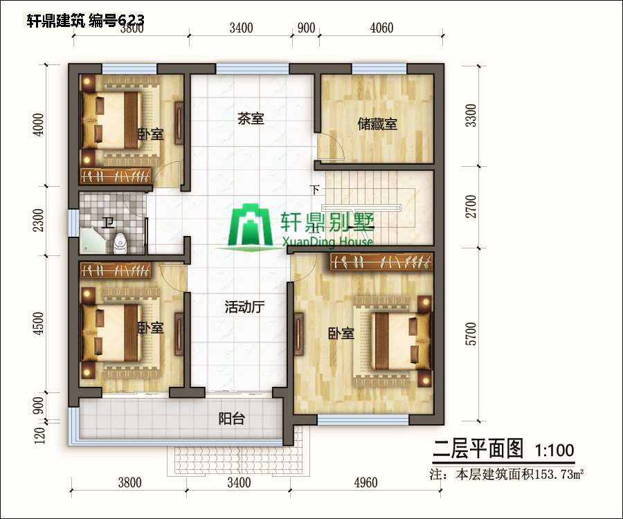 二層田園風(fēng)格自建別墅設(shè)計施工圖6.jpg