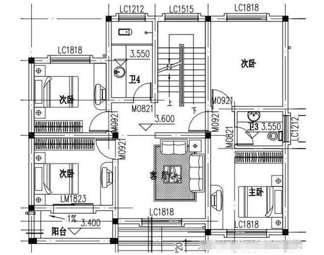 小戶型別墅怎么能全部把空間利用起來呢？來看看這套別墅把！