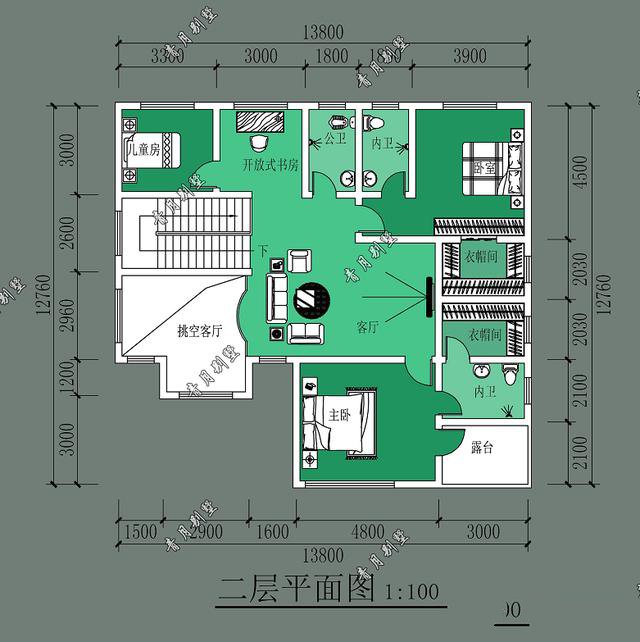 簡(jiǎn)單優(yōu)雅的外觀，平凡的造型，透露著一種經(jīng)典耐看的氣質(zhì)，這棟小別墅色調(diào)搭配鮮明，層次感強(qiáng)！