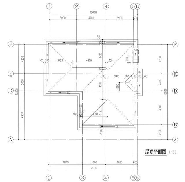 下面這款戶型圖外觀簡約，尺寸合理，非常適合農村自建別墅!