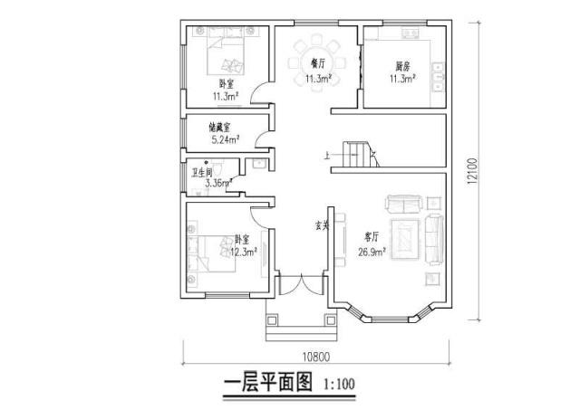 農(nóng)村自建別墅，有5個(gè)房間和2個(gè)大廳，比住在樓房里舒服多了！