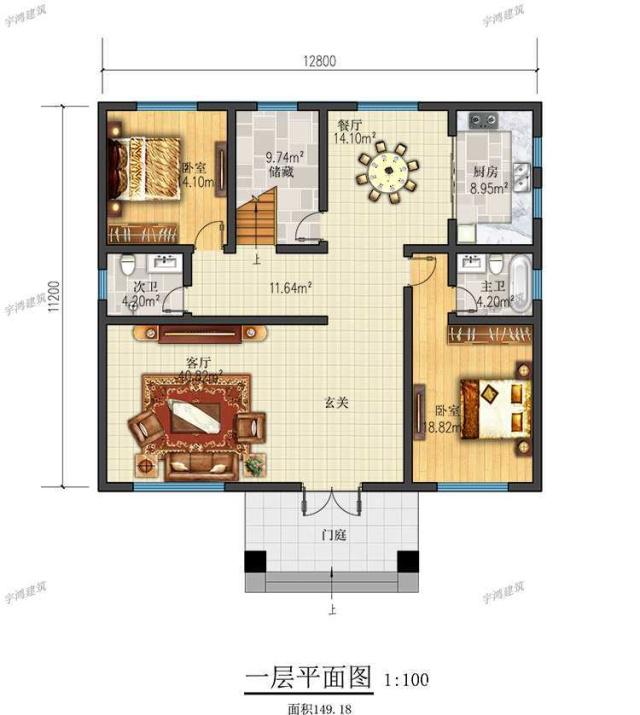 農(nóng)村建房還是要經(jīng)濟實用、布局合理，大方簡約的別墅造型，工整規(guī)劃的結(jié)構(gòu)形式，在農(nóng)村建房的中設計中相當?shù)厥軞g迎