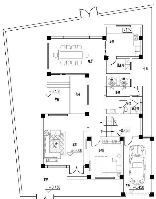 四層建筑，一種新的中式風(fēng)格，已經(jīng)成為村莊最明亮的角落！