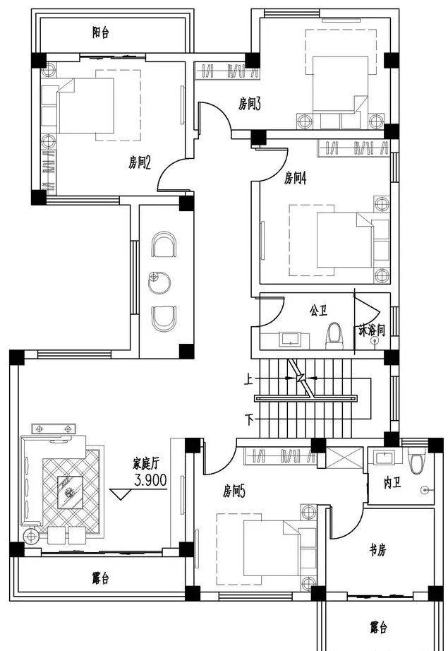 四層建筑，一種新的中式風(fēng)格，已經(jīng)成為村莊最明亮的角落！