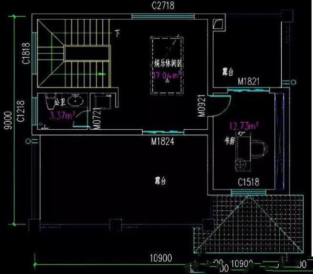 這兩款方案均為11米×9米的戶型，其建筑占地雖然只有1000平米，但是充分證明了小戶型有大價值的理論不是空穴來風!