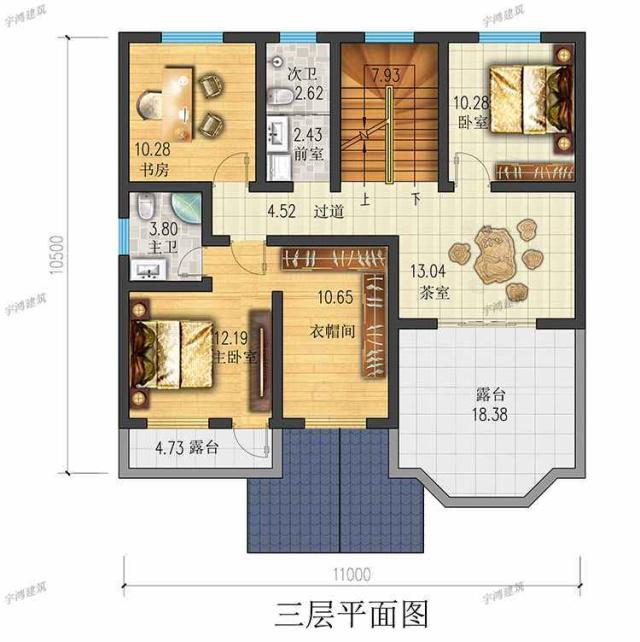 在這里小編給大家推薦3套三層別墅設(shè)計(jì)圖及效果圖，好看又簡(jiǎn)單的三層樓房，造價(jià)不超過(guò)35萬(wàn),現(xiàn)在改來(lái)得及！