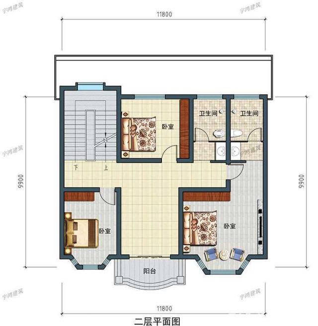 在這里小編給大家推薦3套三層別墅設(shè)計(jì)圖及效果圖，好看又簡(jiǎn)單的三層樓房，造價(jià)不超過(guò)35萬(wàn),現(xiàn)在改來(lái)得及！