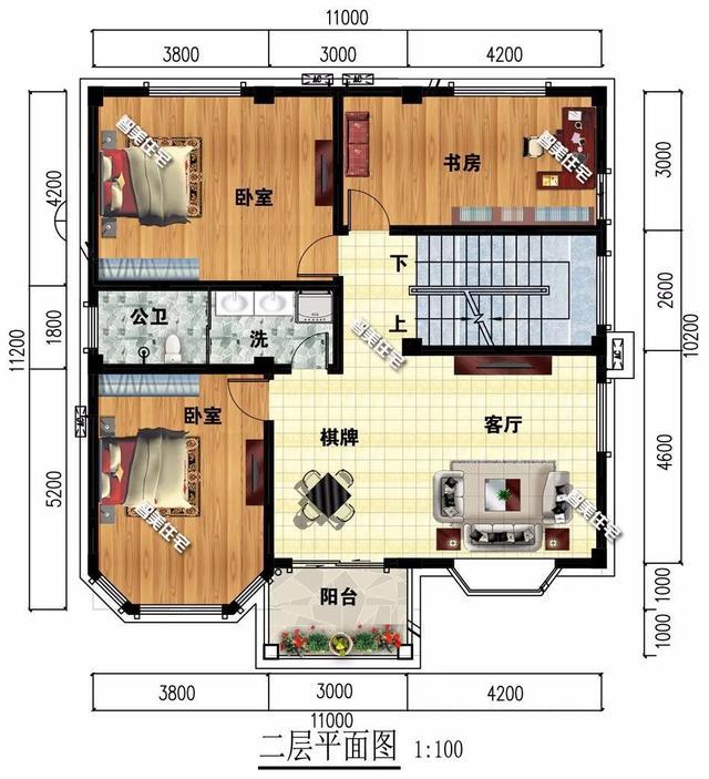 面寬11米多的兩棟農(nóng)村別墅，第一棟帶八角窗和飄窗，很多人建。在各地農(nóng)村，隨著建房人越來(lái)越多，已經(jīng)出現(xiàn)很多“撞衫”式的別墅!