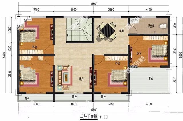 兩棟別墅面寬都15米左右，外觀布局完全不同的形式，喜歡廚房單獨建，帶車庫且宅基地深度小的，第一款戶型很合適。