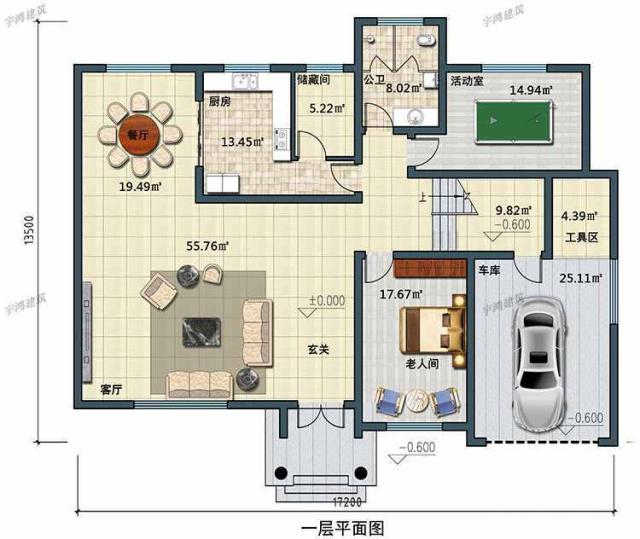 如果你想建一棟漂亮的房子，你必須瀏覽許多方案來選擇你最喜歡的一個(gè)。這里有三幅美麗的別墅設(shè)計(jì)圖，它們是建造房子所必須的！