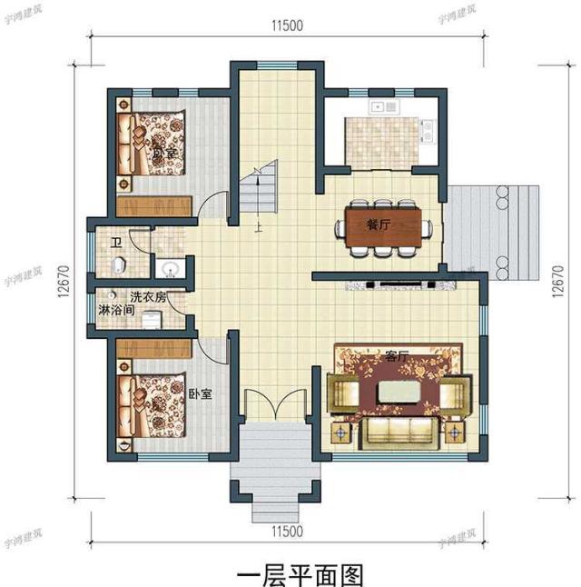 三幅新農(nóng)村自建房屋設(shè)計(jì)圖，一幅在家鄉(xiāng)，不用擔(dān)心相親。