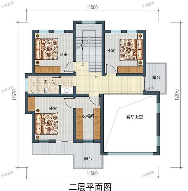 三幅新農(nóng)村自建房屋設(shè)計(jì)圖，一幅在家鄉(xiāng)，不用擔(dān)心相親。