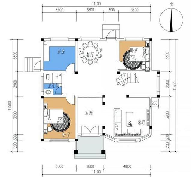 他們不知道他們想要多大的建筑面積，他們選擇了三套，從80平方米到120平方米不等。外觀大氣，內(nèi)部布局合理實(shí)用，希望對(duì)您有所幫助。