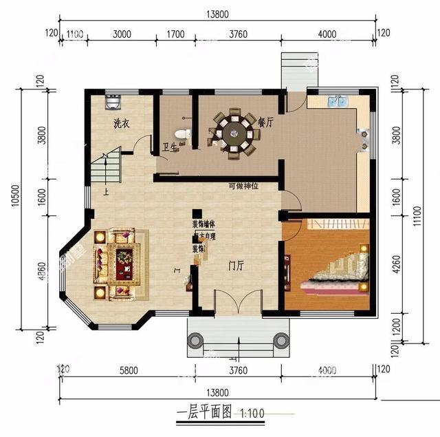 超過13米的建甌三層別墅