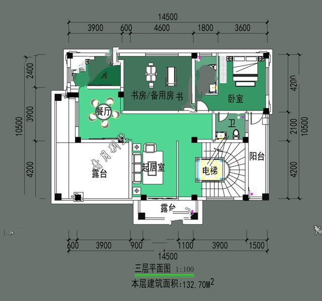 四層豪華法國(guó)別墅