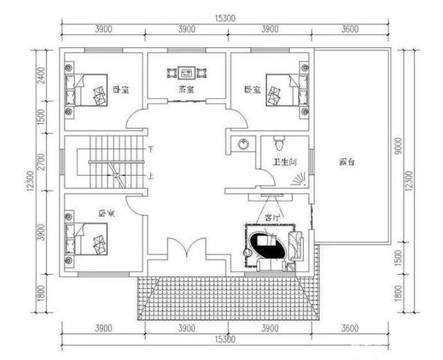 　農(nóng)村自建的5房2廳兩層別墅