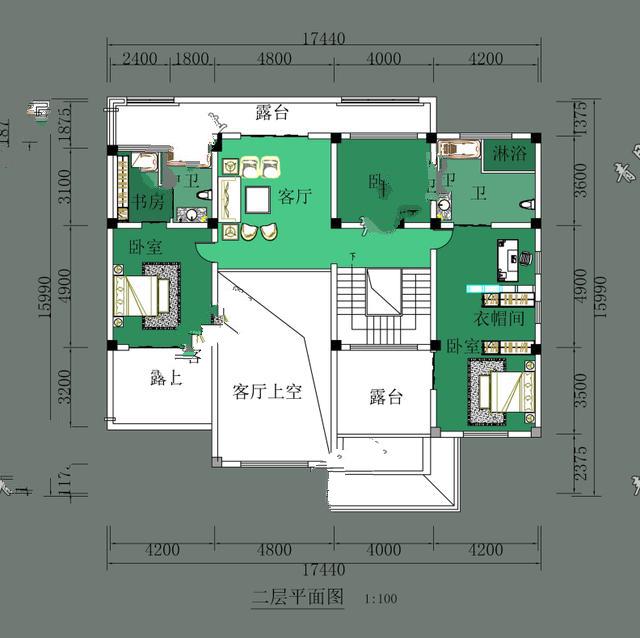 17.44× 16m新中式別墅