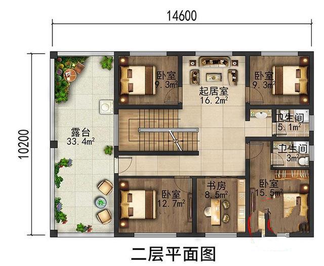 　廣東羅先生在農(nóng)村建房，一家八口，四代同堂。這種布局夠住嗎？