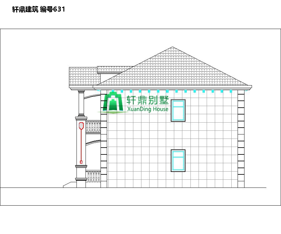 　磚混結(jié)構(gòu)的農(nóng)村自營住宅