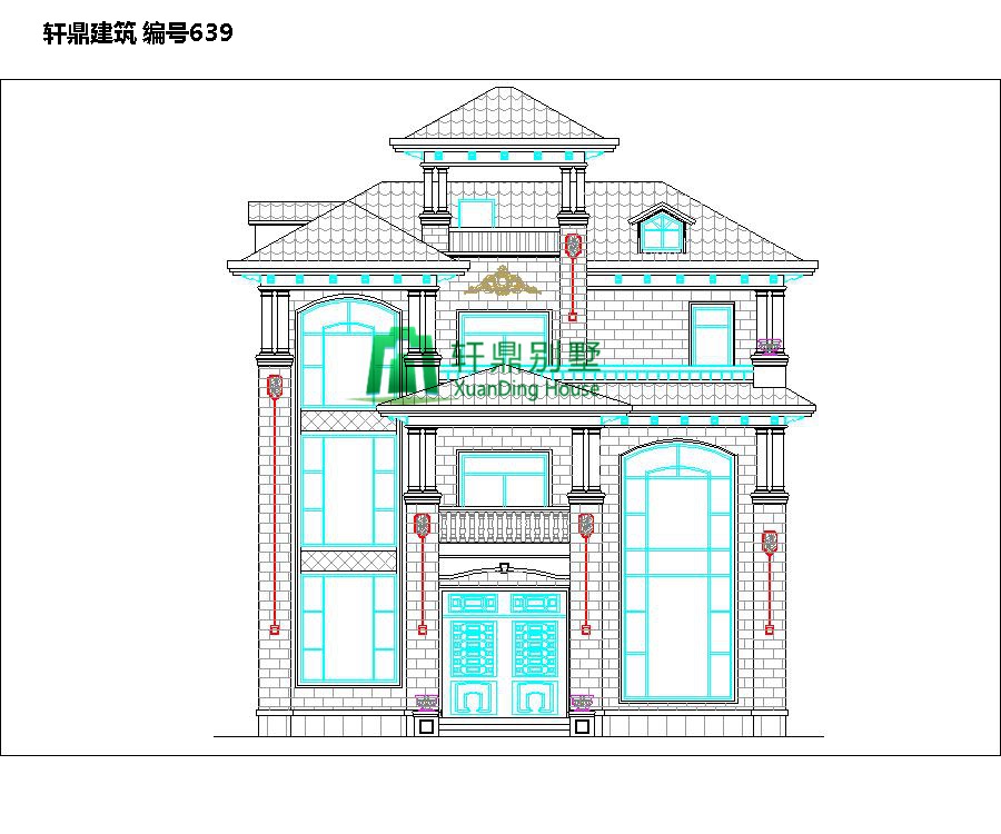 歐式農(nóng)村自營住宅設(shè)計圖