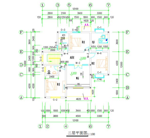 　幾個南北差異的農(nóng)村二層大樓圖