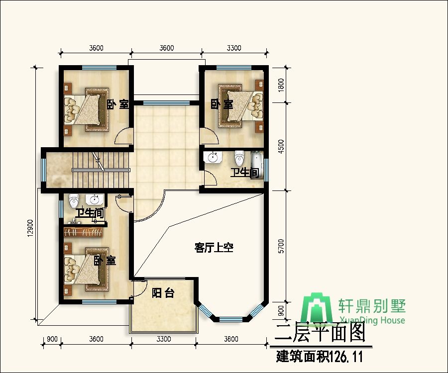 14.5x11.1二樓半自營住宅