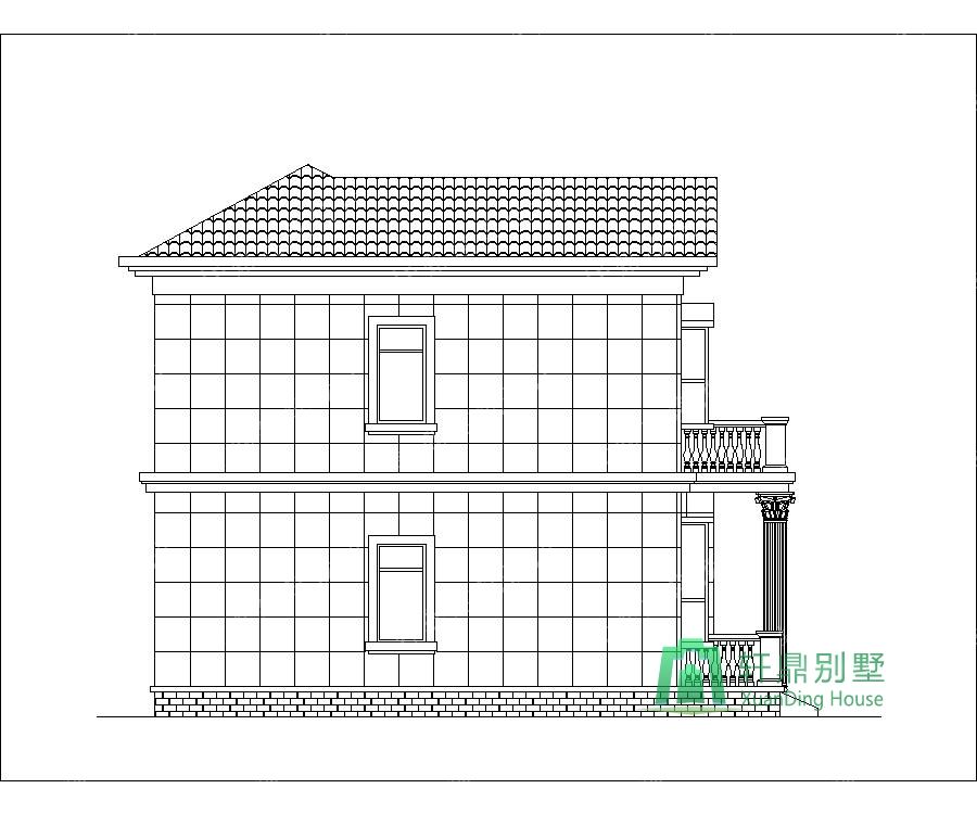 非常漂亮的小二層自建別墅設(shè)計圖