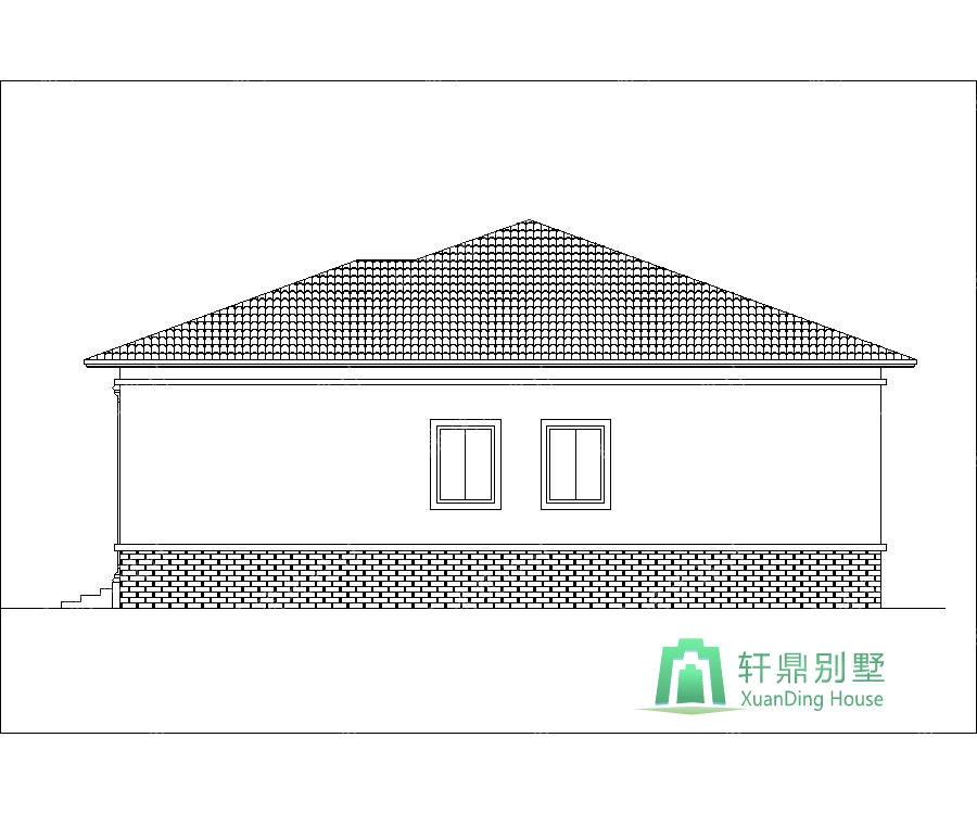 一層自建房屋設(shè)計(jì)圖