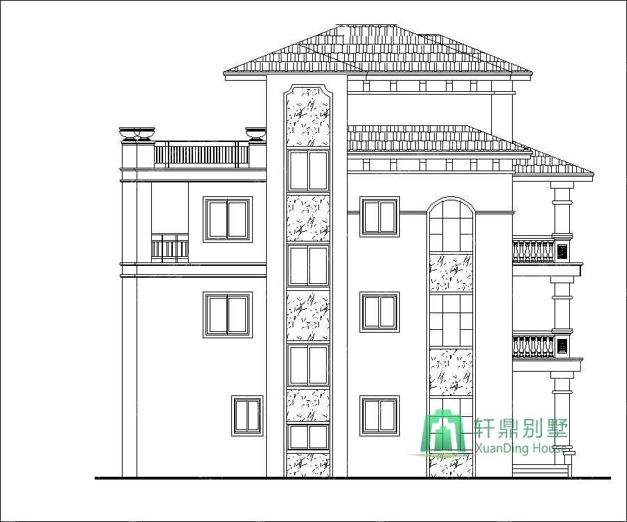 建筑層數(shù)：地上4層，建筑總高度（到屋脊高度）：15.732米，建筑面積：461平方米。 結(jié)構(gòu)體系：框架結(jié)構(gòu)，抗震設(shè)防烈度七度，屋面為現(xiàn)澆混凝土屋面。 樓層層高：一層層高3.6米，二層層高3.3米，三層層高3.3米。