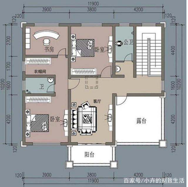 兩層小戶(hù)型農(nóng)村自建別墅