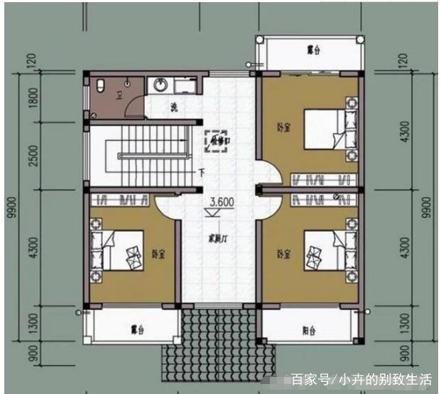 兩層小戶(hù)型農(nóng)村自建別墅