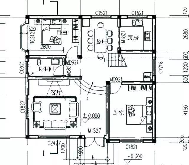 三層農村自建別墅設計圖