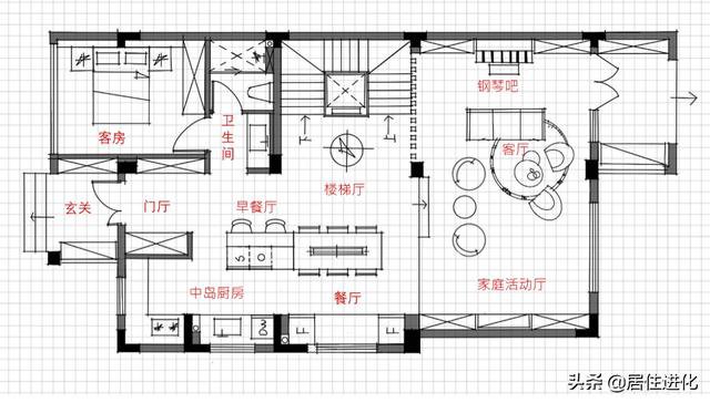 四層樓的自建別墅的效果圖