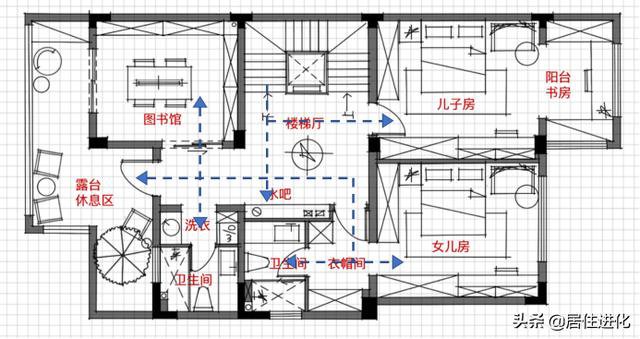 四層樓的自建別墅的效果圖