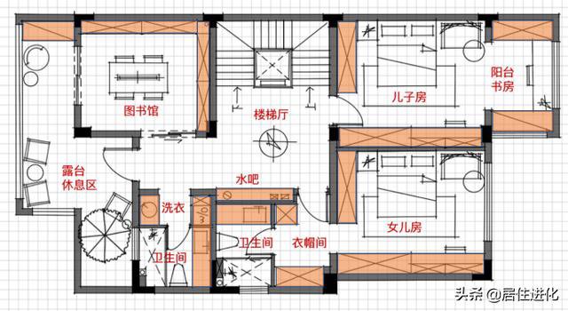 四層樓的自建別墅的效果圖