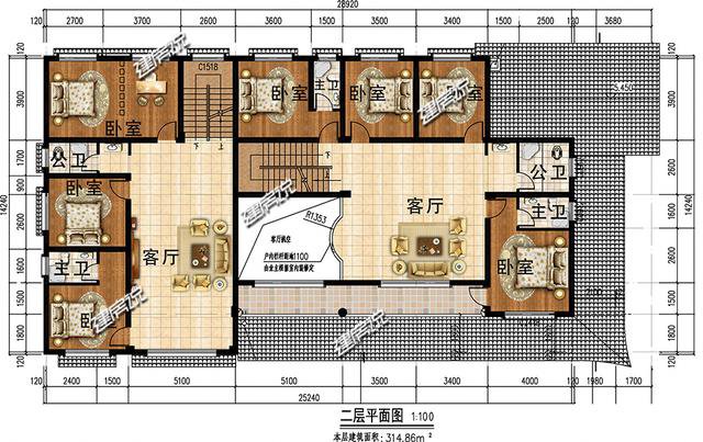 中式別墅設(shè)計案例