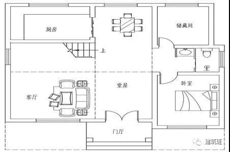 100平方米的農(nóng)村自建住宅設(shè)計