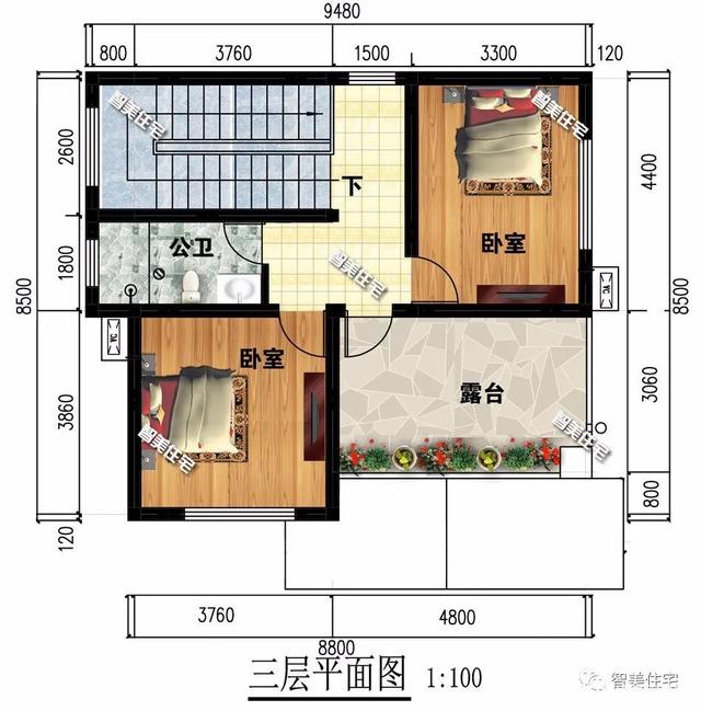 寬9米多的自建農(nóng)村別墅