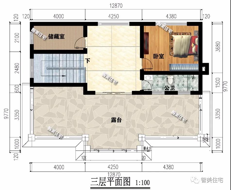 新中國式風格設計的農(nóng)村別墅