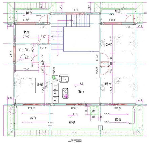 鄉(xiāng)村的二層別墅