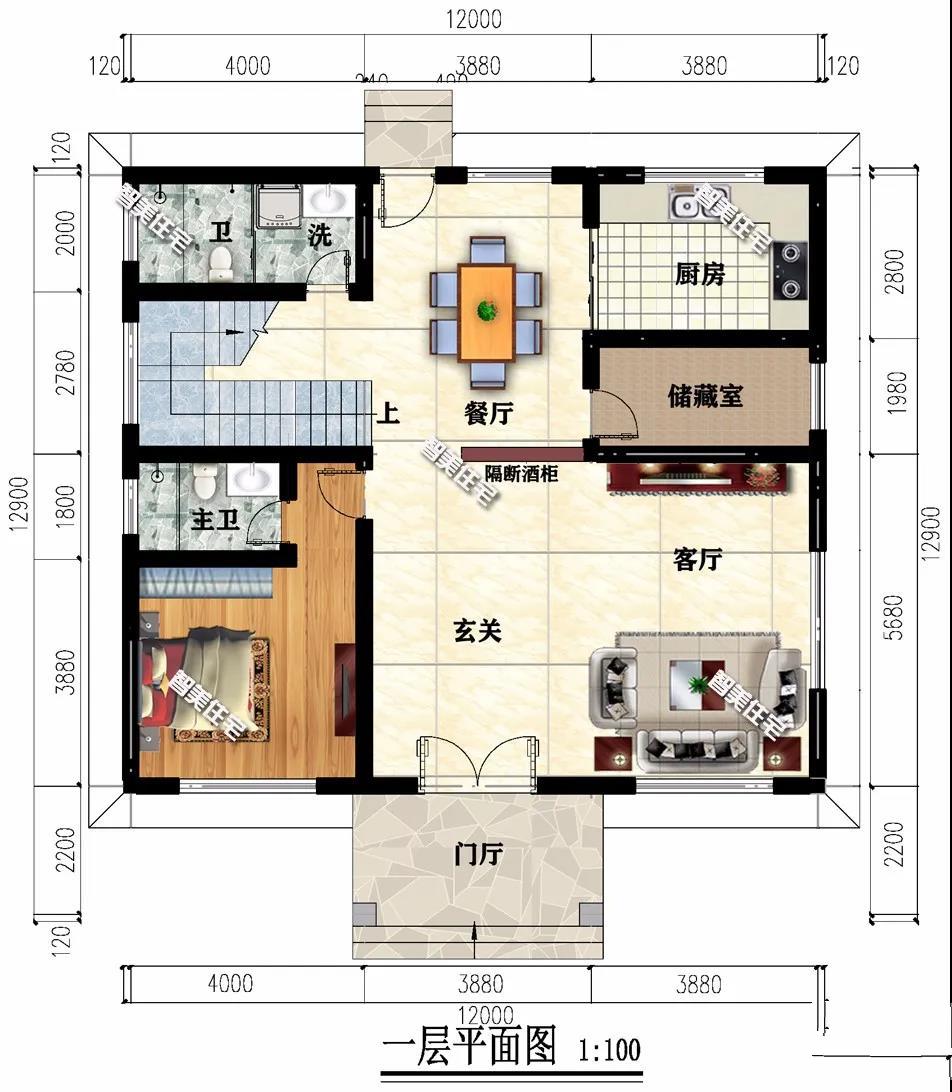 平屋頂設計的鄉(xiāng)村別墅